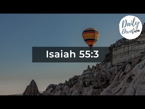 Daily Devotion || 12.10.2020 || Isaiah 55:3 || Rev. Dawson Selvarajan