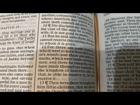 Celibacy and eunuchs in God’s kingdom: Matthew 19:12