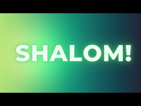 Shalom | Numbers 6:23-26