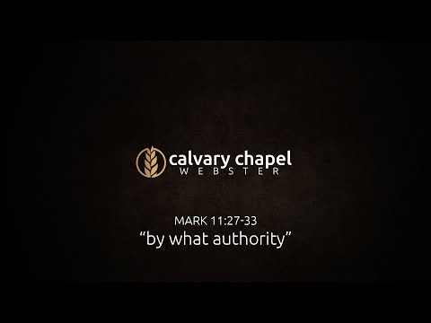 Teaching – Mark 11:27 - 33