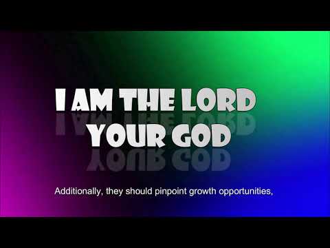 I Am The Lord Your God (Leviticus 18:1-5) Mission Blessings
