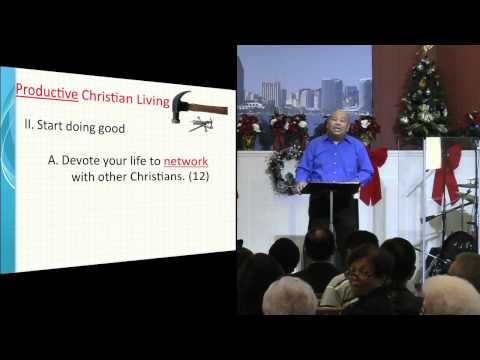 Productive Christian Living - Titus 3:8-15