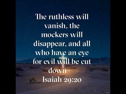 NIV Bible Verses of the day: Revelation 3:3/Isaiah 29:20 Selected/Spoken by the: "Woman of God"????????????