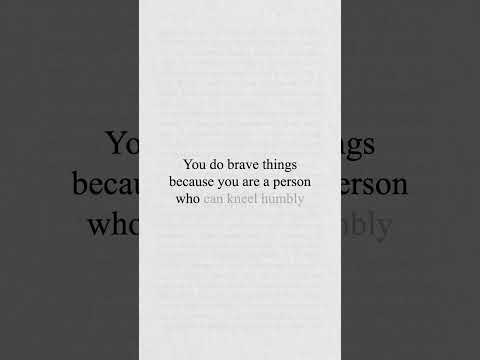 Being Brave in the Face of Fear