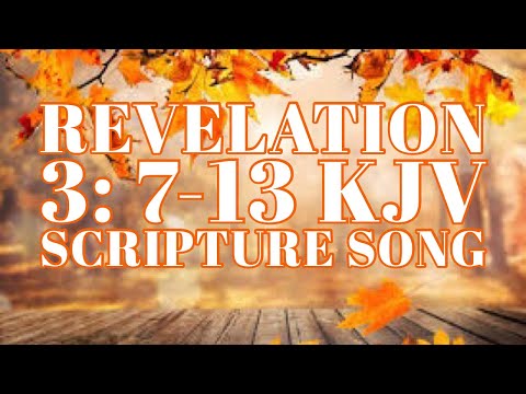 Revelation 3: 7-13 KJV #Scripture Song# by Zelda & Rone’