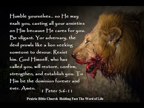 1 Peter 5:6-11 (5/25/14)