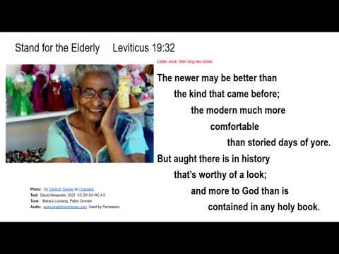 Leviticus 19:32   Stand for the Elderly