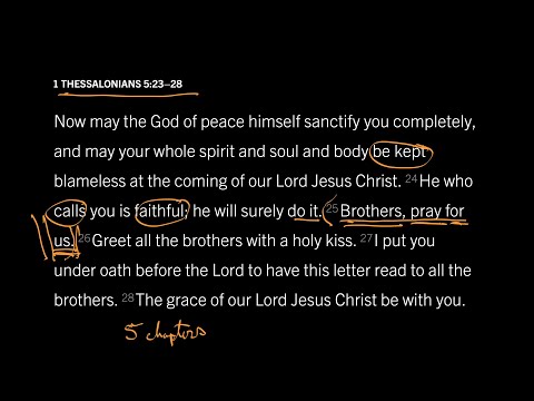 What Can We Pray for the Church? 1 Thessalonians 5:23–28, Part 4