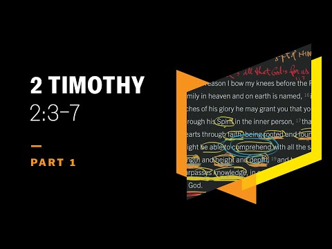 Why Does Paul Take Timothy’s Suffering for Granted? 2 Timothy 2:3–7, Part 1