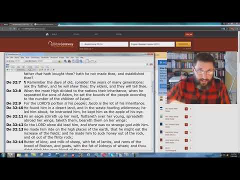 The ESV Denies The 12 Boundaries Of Deuteronomy 32:8-9!