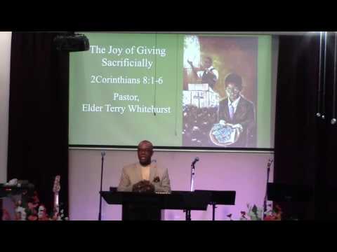 (7-17-16) The Joy of Giving Sacrificially - 2Corinthians 8:1-6