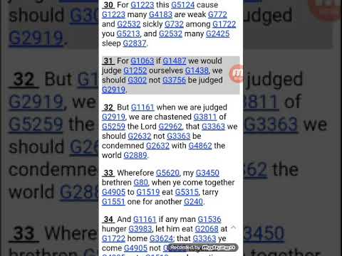 Spiritual Examination Vol 1; 1Corinthians 11:31