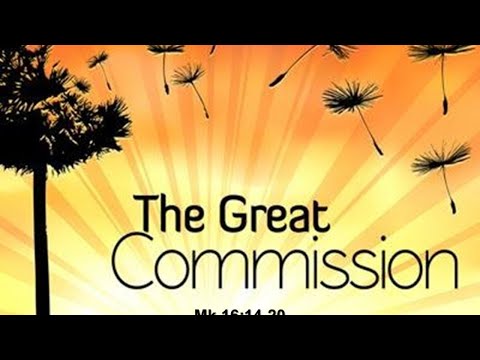 The Great Commission,  Mark 16:14-20, Neville Buchanan, 110120am