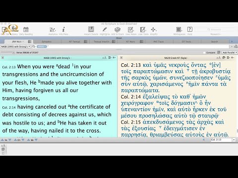 Exegesis of Colossians 2:13-14 | Dr. James White