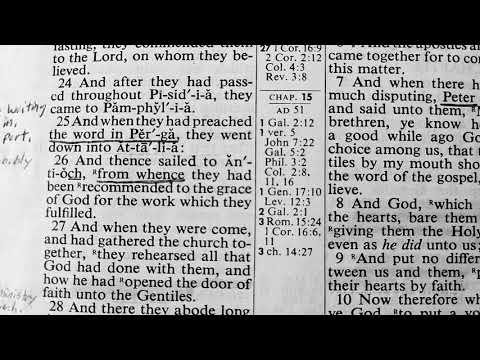 Acts 14:26. Sailed To Antioch