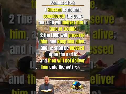 The Sure Promises Of God : Consideration - Psalms 41:1-2