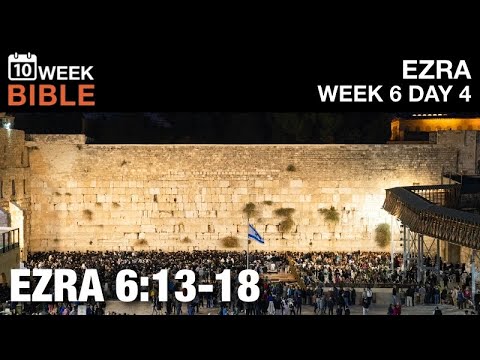 Dedication of the Temple | Ezra 6:13-18 | Week 6 Day 4 Study of Ezra