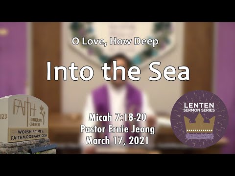Into the Sea (Micah 7:18-20)
