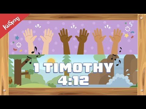 1 Timothy 4:12 | Preschool Worship Song