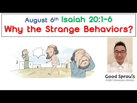 20200806 Isaiah 20:1-6 | Daily Bible for Kids with pastor Isaac KCQ Good Sprouts 퀸즈한인교회 초등부 이현구 목사