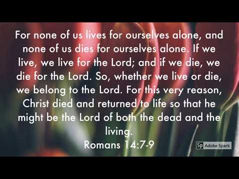 Romans 14:7-9