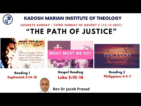 “The Path of Justice” (Luke 3:10-18)