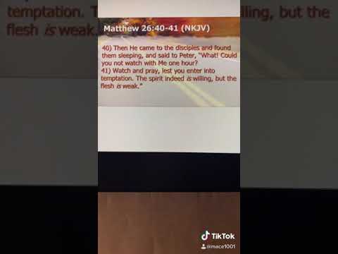 Matthew 26:40-41