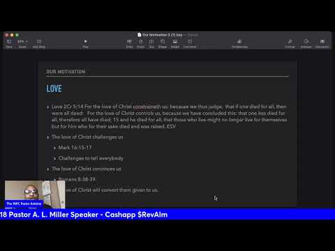2 Corinthians 4:17-18 Our Motivation Part 3 Pastor Antoine L. Miller Teacher