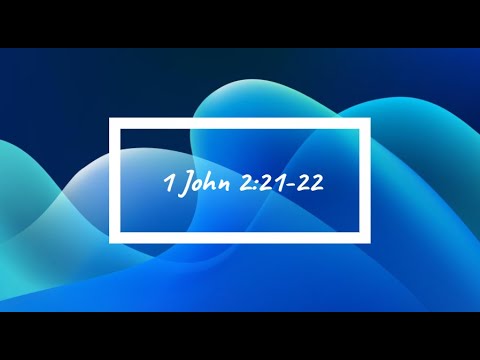 1 John 2:21-22