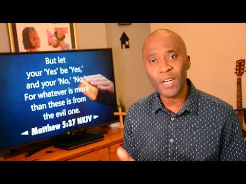 ◄ Matthew 5:37 ► But let your ‘Yes,’ be ‘Yes' and your ‘No,’ ‘No.’ ...