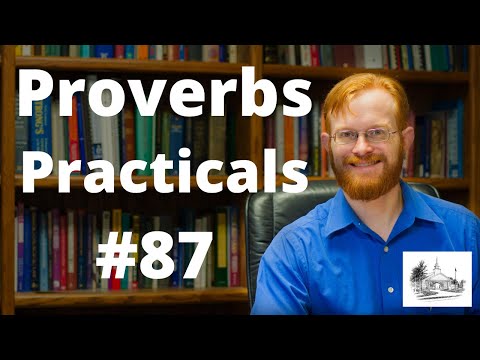 Proverbs Practicals 87 - Proverbs 20:7 -- The Harvest of Integrity