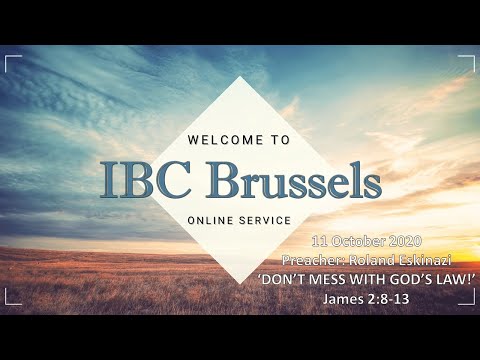 Don’t mess with God’s law! - James 2:8-13