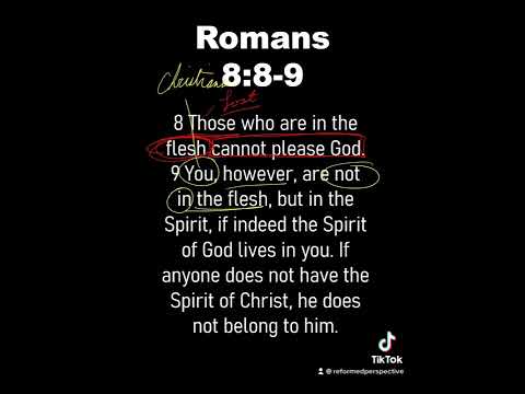 1 Minute Bible Study // Romans 8:8-9