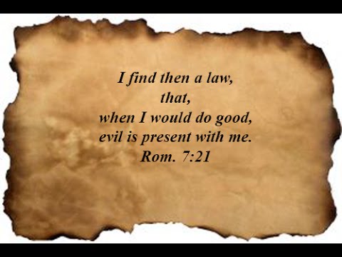Romans 7:21