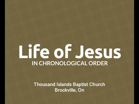 Thousand Islands Baptist Church - Luke 4:16-31