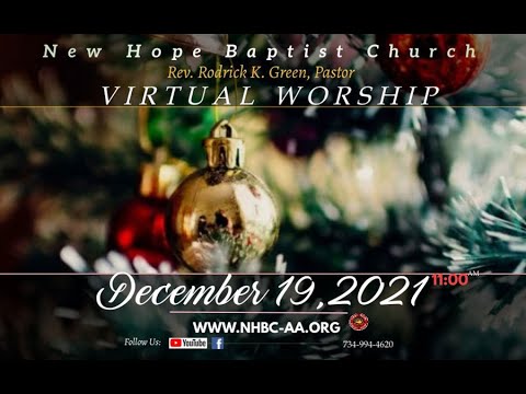 December 19, 2021 Sermon: "The Gift That Keeps on Giving" (Matthew 1:18 - 25;  Romans 12:1 - 2)