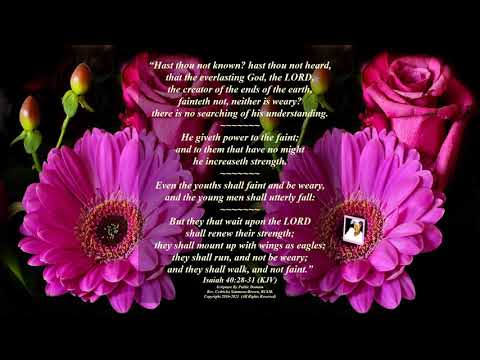 Hast Thou Not Known Isaiah 40:28-31 Rev. Cedricka Simmons-Brown