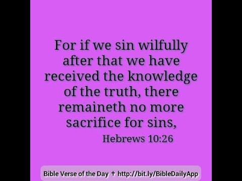 SWL (Sinning Without a License) & Hebrews 10:26 IS NOT ABOUT LOSING SALVATION at all!