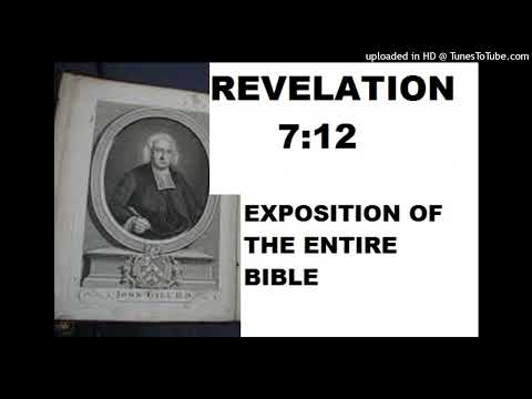 Revelation 7:12 by John Gill - Exposition of the Entire Bible Verse by Verse