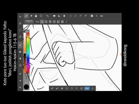 1 Minute Speedpaint - Judges 11:5 Israelites Asked for Jephthah Help