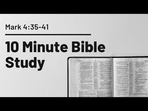 Jesus Calms the Storm // Mark 4:35-41 (Mark Ep. 11)