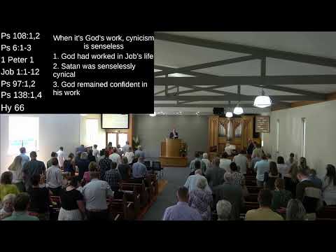 28.02.2021 Rev W Bredenhof, Job 1:8-12 When it's God's work, cynicism is senseless