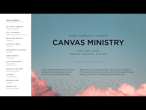 GCC Canvas - God's Economy (Deuteronomy 24:14-22) - 2020/05/31