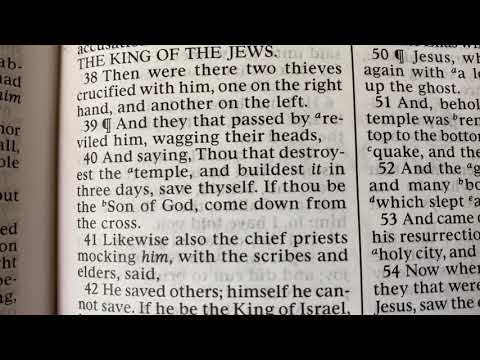 Christ’s mockers proven right: Matthew 27:40