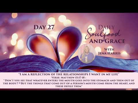 Day 27: I am a reflection [Matthew 15:17-18]