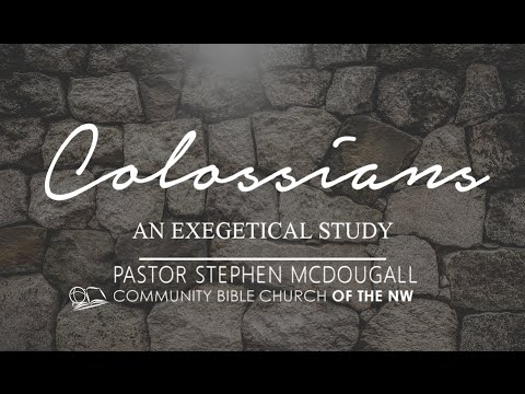 Exegesis of Colossians 1:9-14 (Jan. 6, 2016) #10