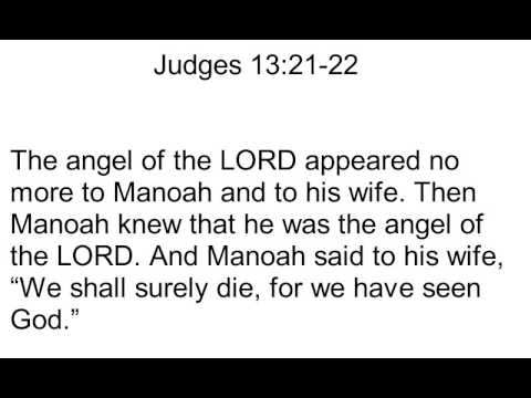 07 Judges 13:21-22