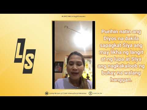 2021 March 30 - LIVING STREAMS: Psalm 104: 31-35