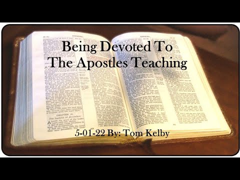 "Being Devoted To The Apostles Teachings", John 16:12-14