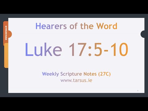 Luke 17:5-10 Lord, increase our faith!